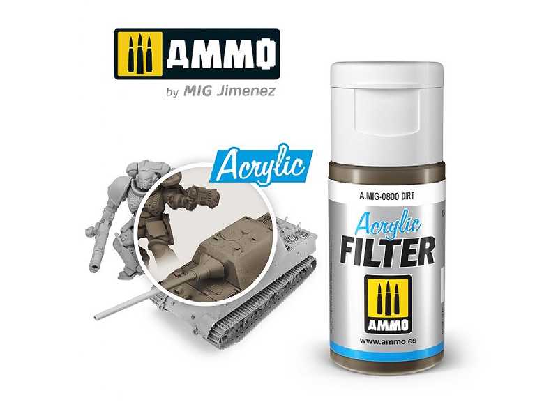 A.Mig 0800 Acrylic Filter Dirt - image 1