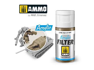 A.Mig 0828 Acrylic Filter Sand Grey - image 1