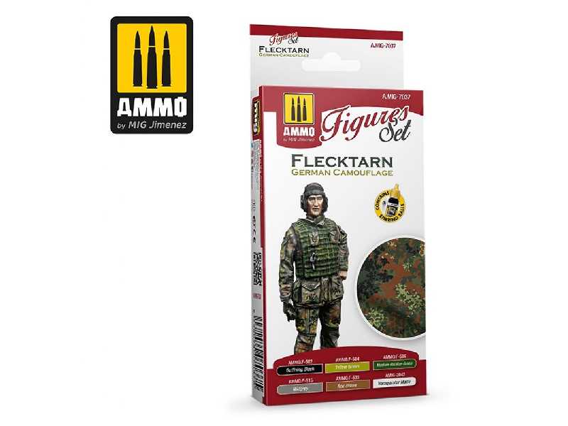 A.Mig 7037 Flecktarn German Camouflage Figures Set - image 1