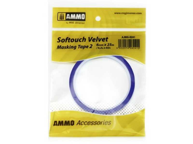 Softouch Velvet Masking Tape #2 (6mm X 25m)  - image 1