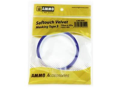 Softouch Velvet Masking Tape #3 (10mm X 25m)  - image 1