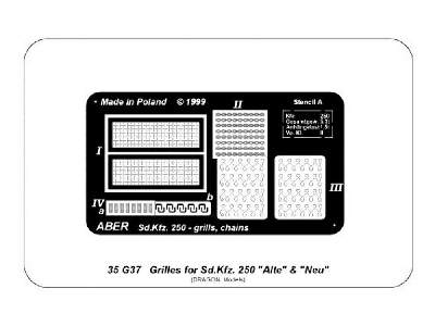 Grilles for Sd.Kfz. 250 Alte & Nue vehicles - image 9
