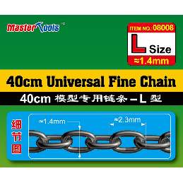 40cm Universal Fine Chain L Size 1.4mmx2.3mm - image 3