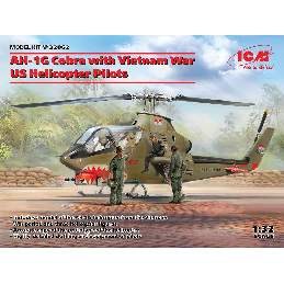 Ah-1g Cobra With Vietnam War Us Helicopter Pilots - image 1