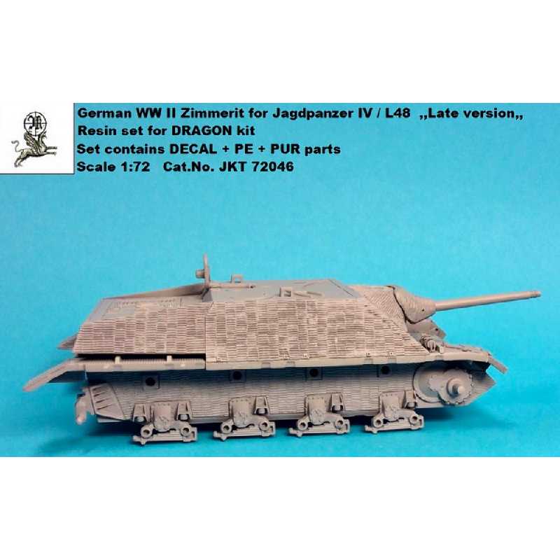 Zimmerit For Jagdpanzer Iv L/48 Late Version - image 1