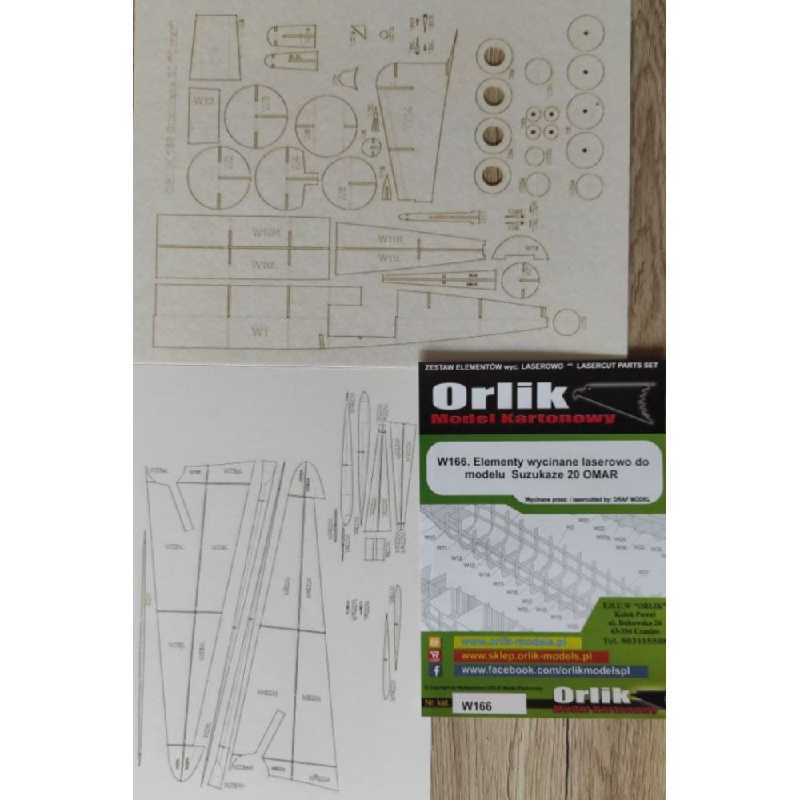 W166. Elementy Wycinane Laserowo Do Modelu Suzukaze 20 Omar - image 1