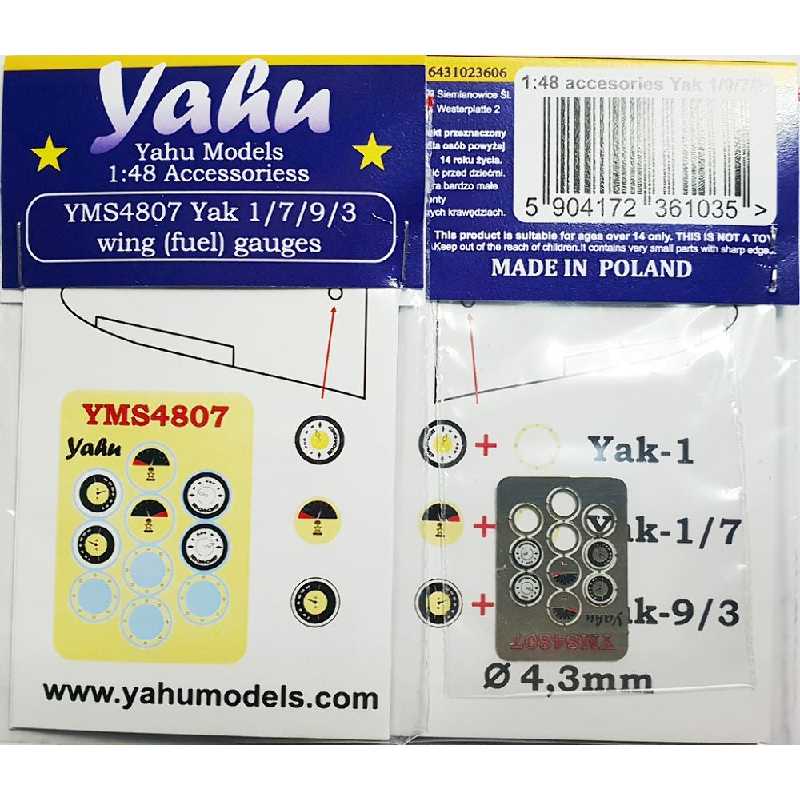 Yak 1/7/9/3 Wing (Fuel) Gauges - image 1