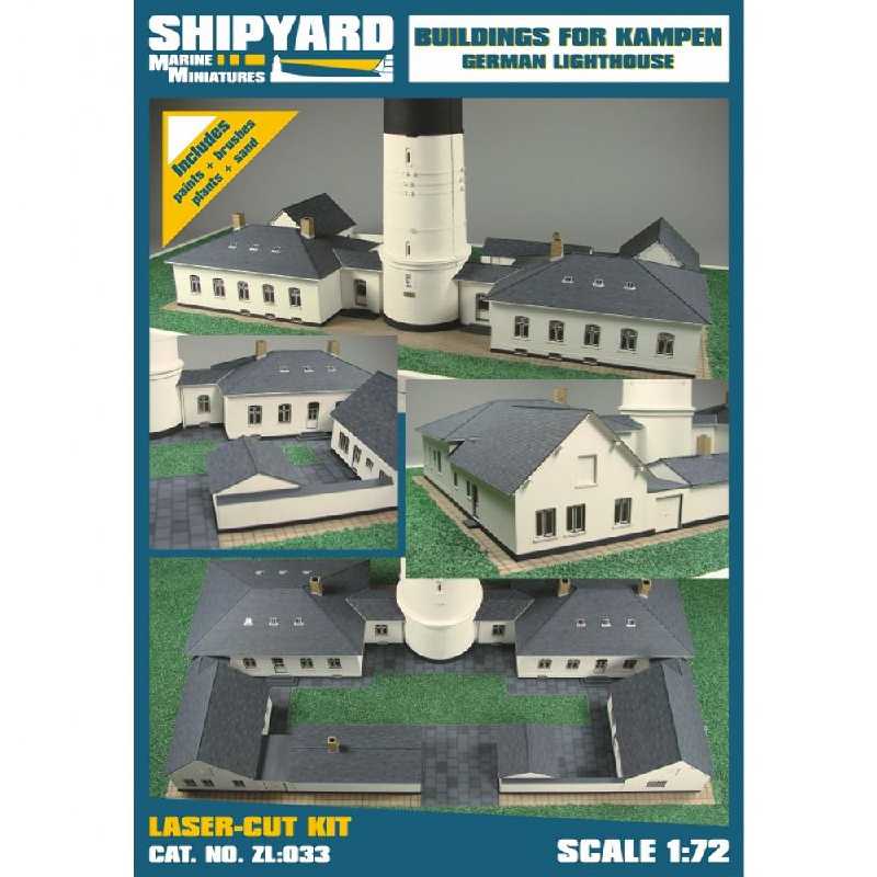 Biuldings For Lighthouse Kampen Skala 1:72 - image 1