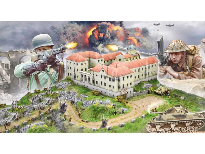 Montecassino Abbey 1944 Breaking the Gustav Line - BATTLE SET - image 1