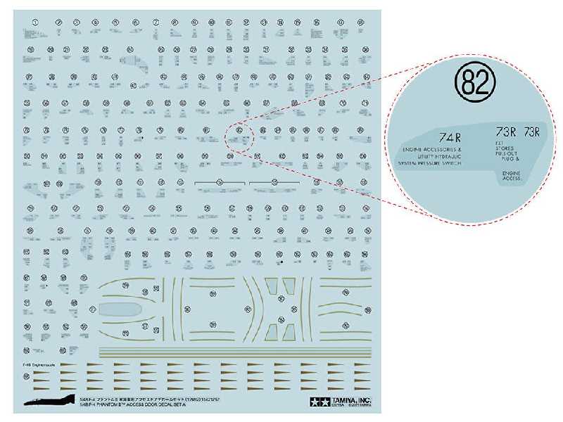 F-4 Phantom II Decal Set A - image 1