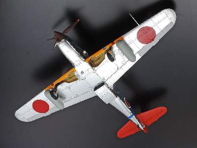 Kawasaki Ki-61-Id Hien (Tony) Silver Color Plated (w/Camo Decals) - image 6