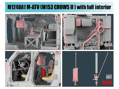 M1240A1 M-ATV (M153 Crows II) w/interior - image 5