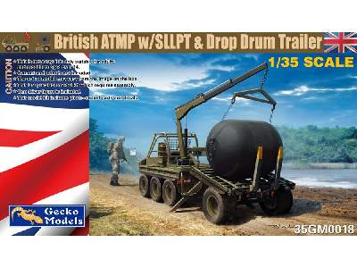 British Atmp W/Sllpt & Drop Drum Trailer - image 1
