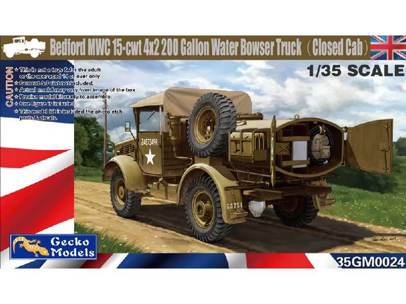 Bedford Mwc 15-cwt 4x2 200 Gallon Water Bowser Truck (Close Cab( - image 1
