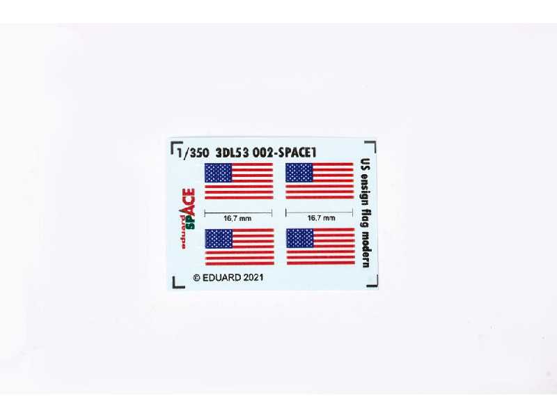 US ensign flag modern SPACE 1/350 - image 1