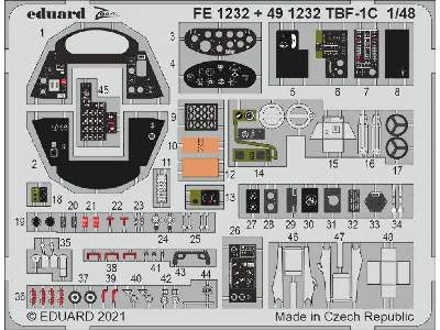 TBF-1C interior 1/48 - image 1