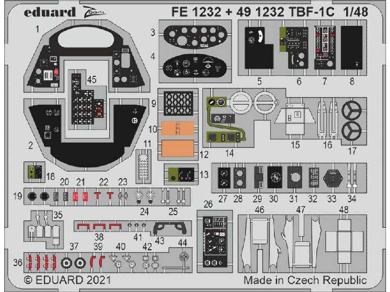 TBF-1C interior 1/48 - image 1