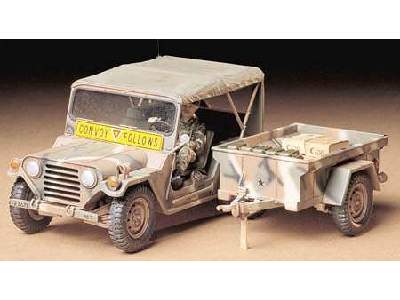 U.S. M151A2 Ford Muttwith Cargo Trailer - image 1