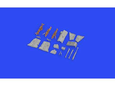 F-4B undercarriage legs BRONZE 1/48 - Tamiya - image 3