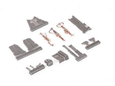 F-4B undercarriage legs BRONZE 1/48 - Tamiya - image 4