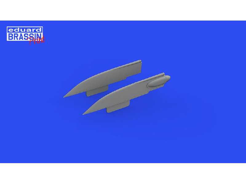 F-4B fin caps PRINT 1/48 - Tamiya - image 1