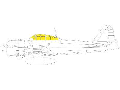 A6M2 TFace 1/48 - Eduard - image 1