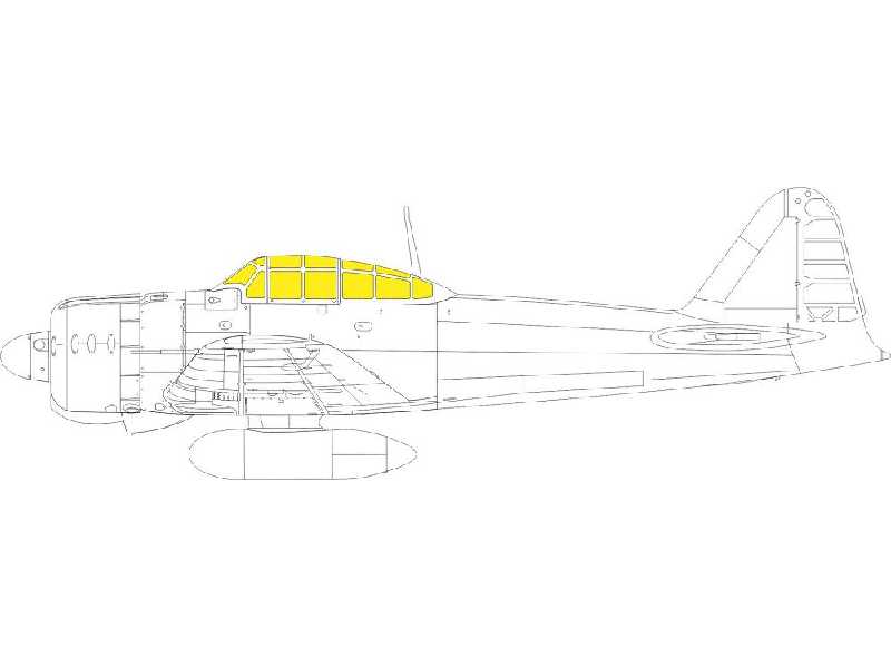 A6M2 TFace 1/48 - Eduard - image 1