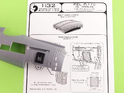 Pzl P.11c - Chłodnica Oleju (Arma Hobby Kit) - image 4