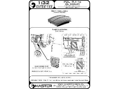 Pzl P.11c - Chłodnica Oleju (Arma Hobby Kit) - image 12