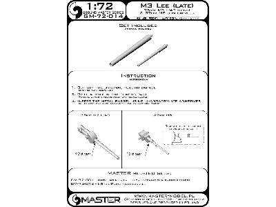 M3 Lee (Późna Produkcja) - Lufy Uzbrojenia - 75mm M3 L/40 (Długa) Oraz 37mm M6 - image 4