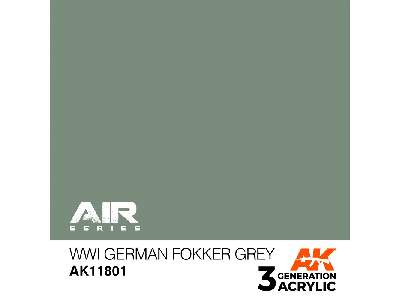 Ak 11801 Wwi German Fokker Grey - image 1