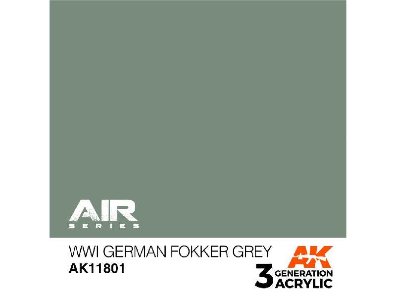 Ak 11801 Wwi German Fokker Grey - image 1
