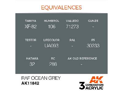 Ak 11842 Raf Ocean Grey - image 3