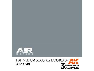 Ak 11843 Raf Medium Sea Grey Bs381c/637 - image 1