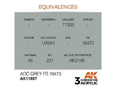 Ak 11867 Adc Grey Fs 16473 - image 3