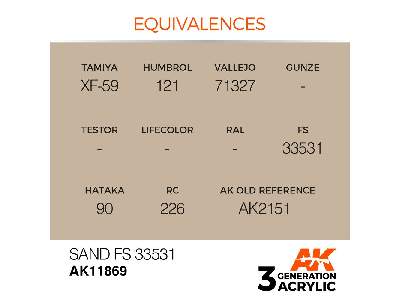 Ak 11869 Sand Fs 33531 - image 3