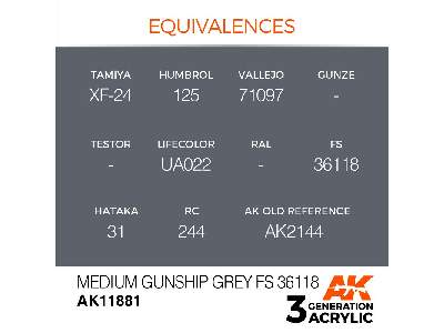 Ak 11881 Medium Gunship Grey Fs 36118 - image 3