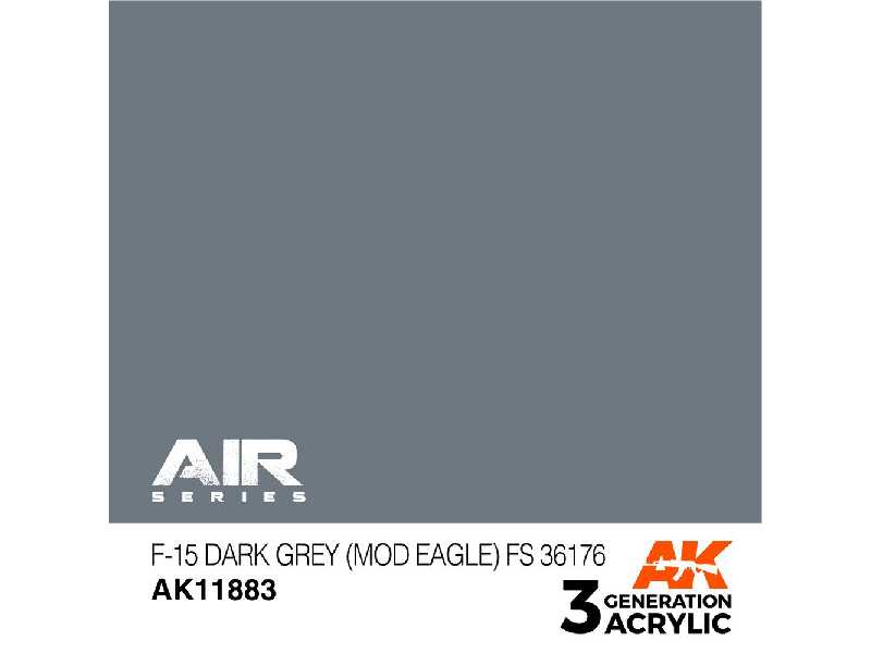 Ak 11883 F-15 Dark Grey (Mod Eagle) Fs 36176 - image 1 Ak 11883 F-15 Dark Grey (Mod Eagle) Fs 36176 - image 1