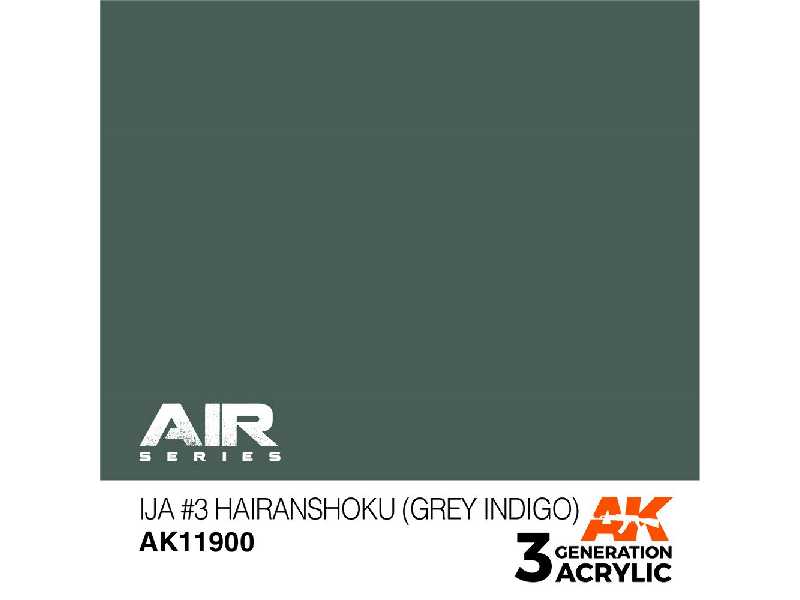 Ak 11900 Ija #3 Hairanshoku (Grey Indigo) - image 1 Ak 11900 Ija #3 Hairanshoku (Grey Indigo) - image 1