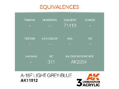 Ak 11912 A-18f Light Grey-blue - image 3