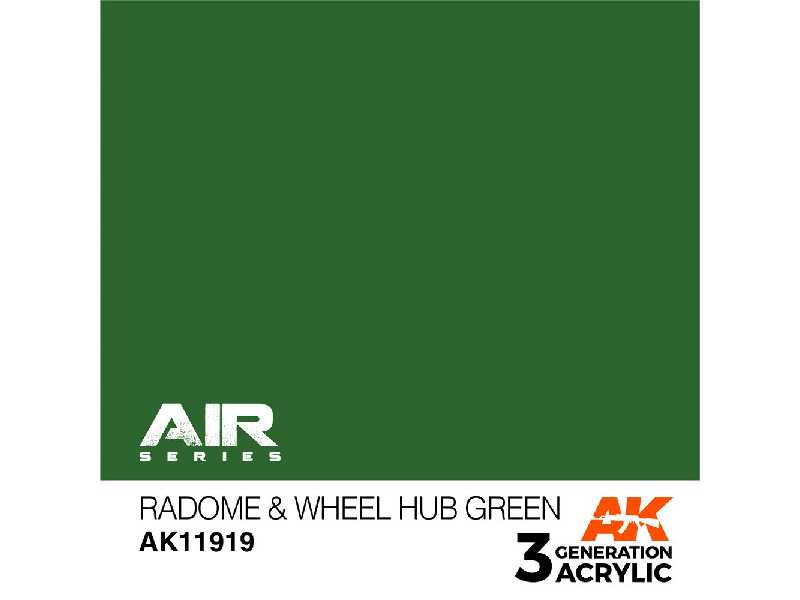 Ak 11919 Radome & Wheel Hub Green - image 1