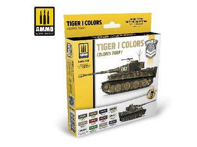 A.Mig 7182 Tiger I Colors Set - image 1