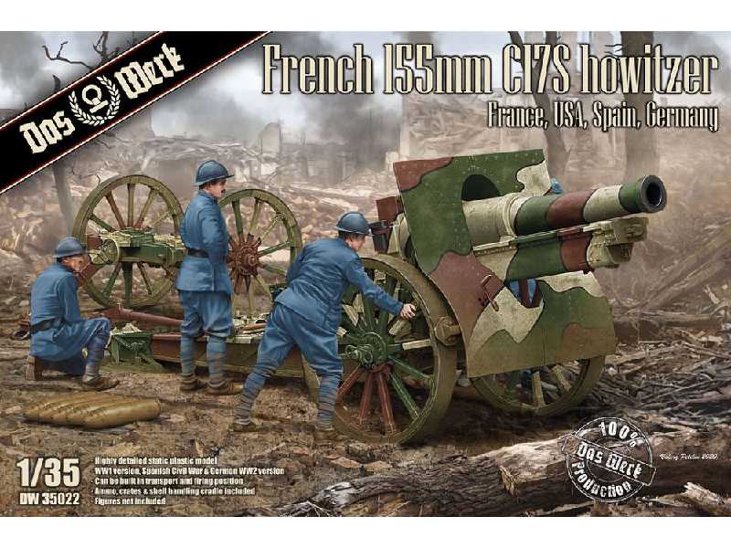 French Schneider 155mm C17s Howitzer (France, United States, Spain & Germany) - image 1