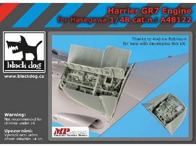 Harrier Gr7 Engine For Hasegawa - image 1