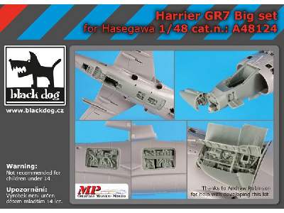 Harrier Gr7 Big Set For Hasegawa - image 1