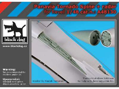 Panavia Tornado Spine + Radar For Revell - image 1
