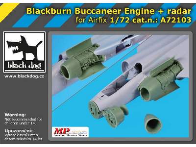Blackburn Buccaneer Engine + Radar For Airfix - image 1