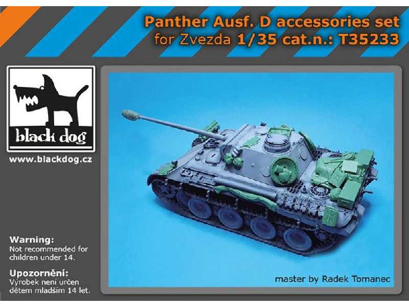 Panther Ausf. D Accessories Set For Zvezda - image 1
