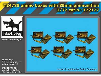 T34/85 Ammo Boxes With 85mm Ammunition - image 1