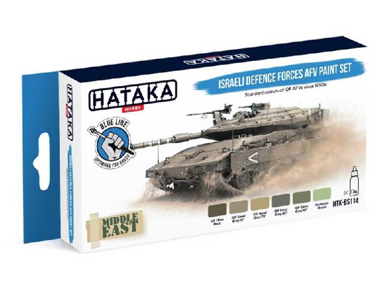 Htk-bs114 Israeli Defence Forces Afv Paint Set - image 1 Htk-bs114 Israeli Defence Forces Afv Paint Set - image 1